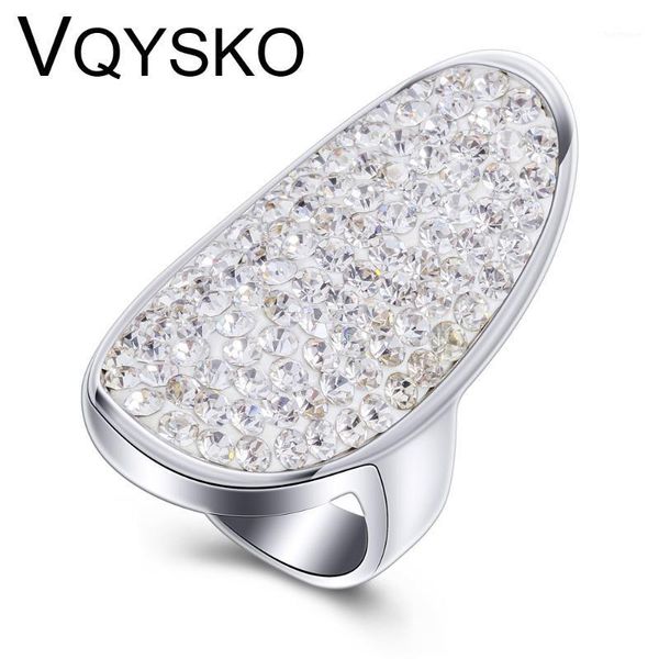 

drop shipping fashion crystal jewelry rings for women wholesale full size stainless steel ring for wedding party1, Golden;silver