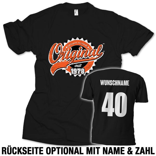 

fashion summer style gift with 40 birthday original since year 1978 40 years birthday sport hooded sweatshirt hoodie t shirt