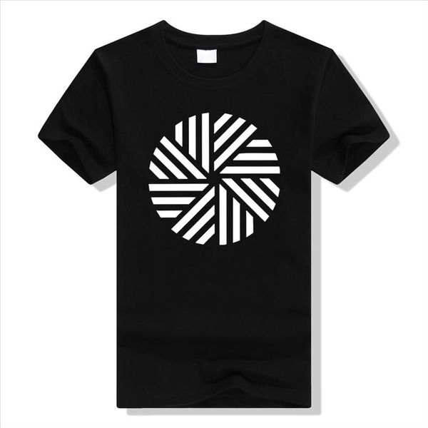 

geometric design femme vogue tee shirt casual pretty breathable o neck ullzang graphic t shirt drop shipping, White