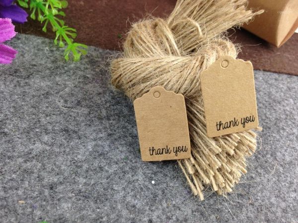 

wholesale-3x2cm color price tags hand made gift tags thank you diy kraft paper cards garment tags 200pcs tags+200pcs strings1