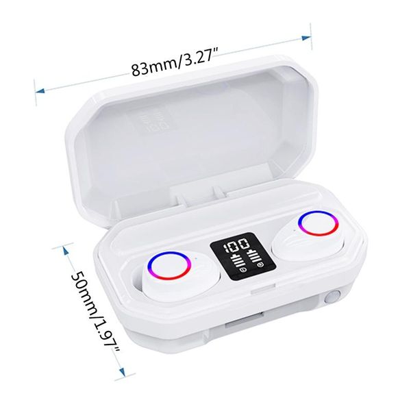 

bluetooth 5.0 earphones 50mah charging box wireless stereo sports