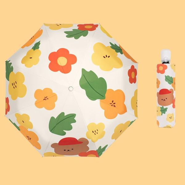 

цветочные узоры симпатичные зонтики дети девушки очистить мини карманные зонтики дождь женщины складной matic sun зонт уф parasol jllcqb mx