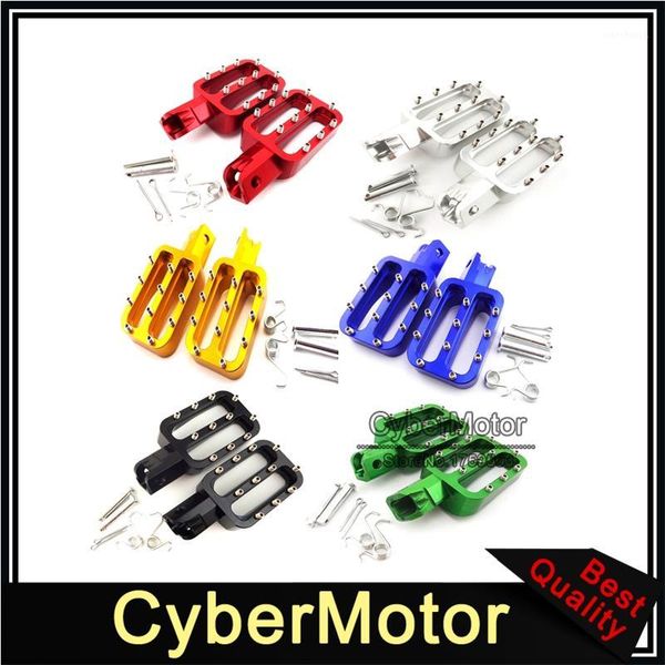 

cnc aluminum footpegs foot rest for 50cc-160cc chinese pit dirt motor bike motorcycle crf50 xr50 crf70 ssr lifan yx thumpstar1