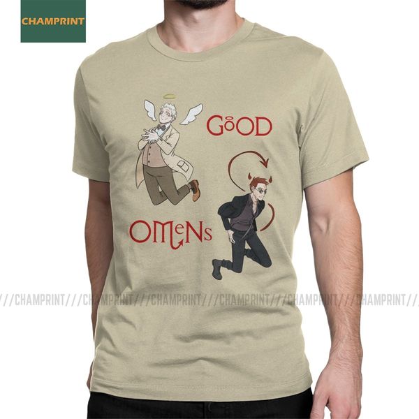 

good omens aziraphale and crowley ineffable go david tennant angel novelty tees short sleeve sport hooded sweatshirt hoodie men t shirt