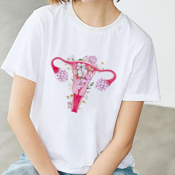 

womens t shirts fun human torso printed summer short sleeve tee shirt harajuku fashion streetwear t shirt female clothing, White