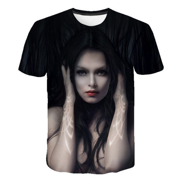 

music girl printed breathable short sleev 3d print shirts humor oversized hentai men clothing