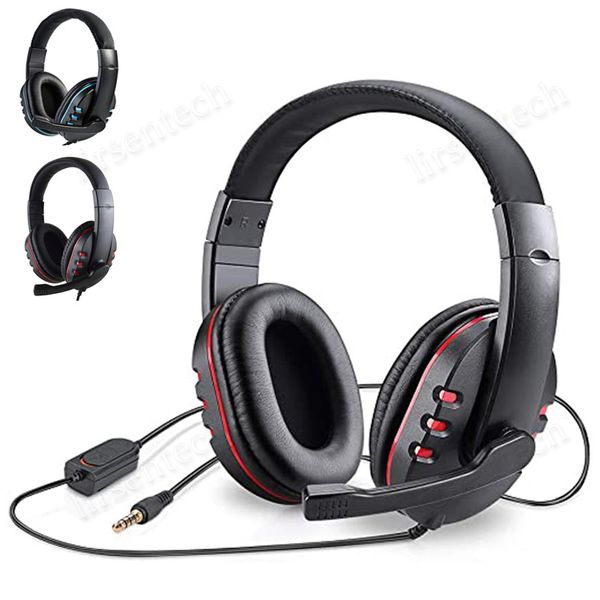 

stereo gaming headset for xbox one ps4 pc 3.5mm wired over-head gamer headphone with microphone volume control game earphone