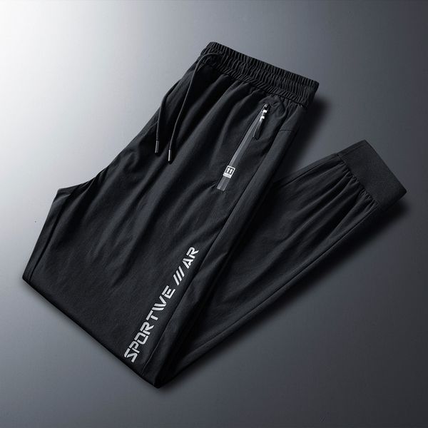 

casual 2020 men's summer new korean fashion sports leisure versatile loose legged pants, Black