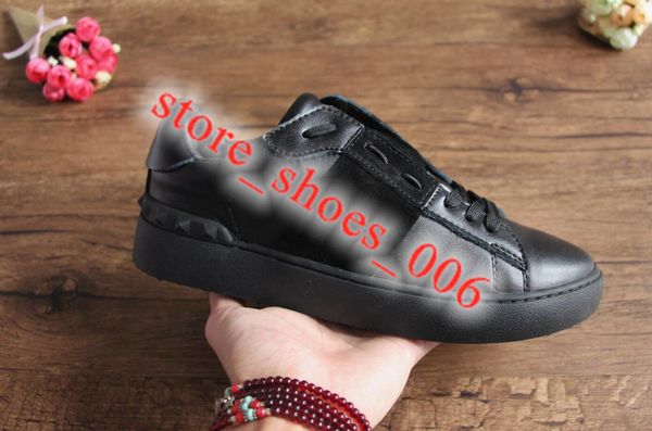 

wholesale casual shoes fashion men women lusso progettista sneakers open shoes progettista shoes with ruban 12 colors no box, Black;red