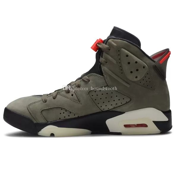 

jumpman 6s 6 olive basketball shoes men sneakers cn1084 200 designer platform mens woman