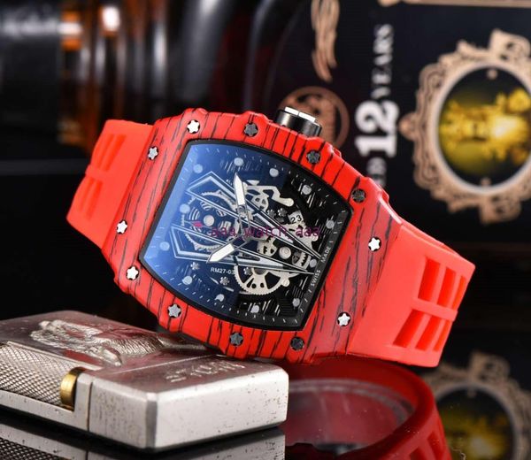 

fashion mens luxury watches brand new 27-03 designer watches rubber strap quartz movement male sport wristwatch gift clock sale, Slivery;brown