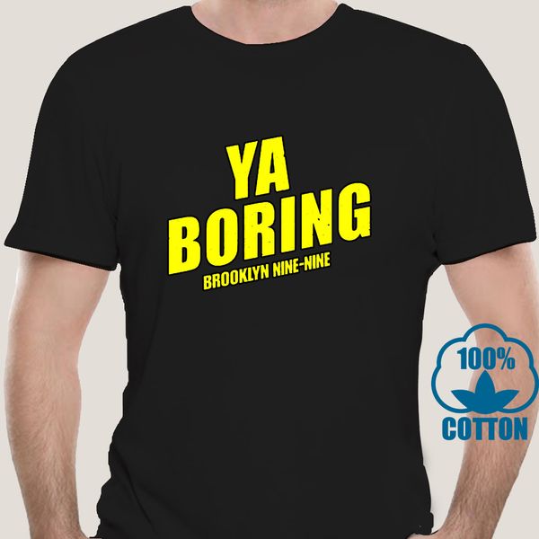 

3606a brooklyn nine nine 99 ya boring funny sitcom new mens black t-shirt sport hooded sweatshirt hoodie