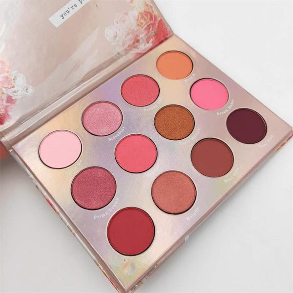 12 Stück DHL Neuankömmling Sweet Talk Palette 12 Farben Make-up-Set Lidschatten-Palette mit guter Qualität