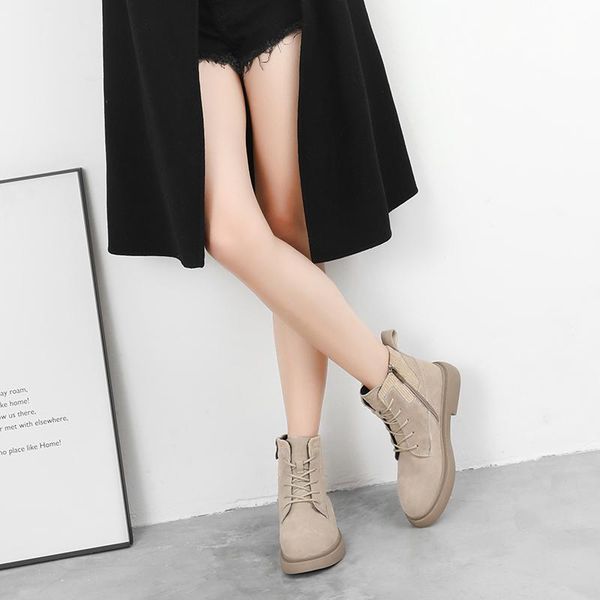 

soft split leather women black ankle boots motorcycle boots 2020 autumn winter punk motorcycle female malemonkey 942701