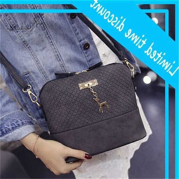 

2020 women messenger bags fashion task with herten toys shell shape girls shoulder crossbody tasks luxury handbag designer