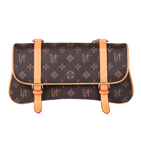 

2020 new chain bag womens mid-ancient bag underarm bag fashion all-match retro printed shoulder crossbody handbag