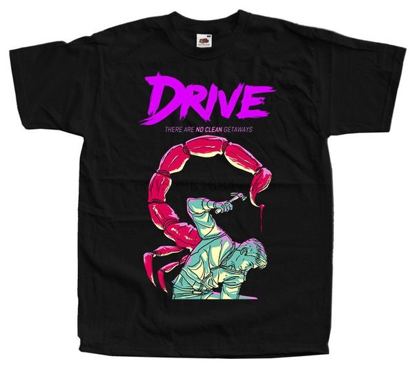 

drive movie poster ryan gosling black all sizes 5xl loose black homme tees harajuku funny rick sport hooded sweatshirt hoodie t shirt