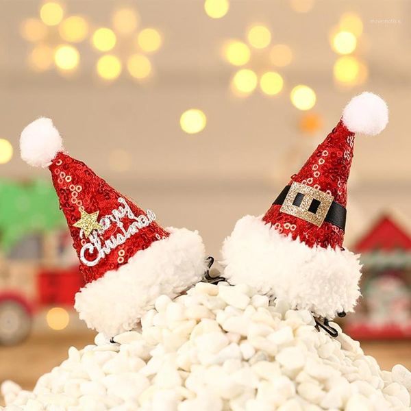 

christmas hat hair clip children's christmas gift hat children decorations for home 11.11 #tn111