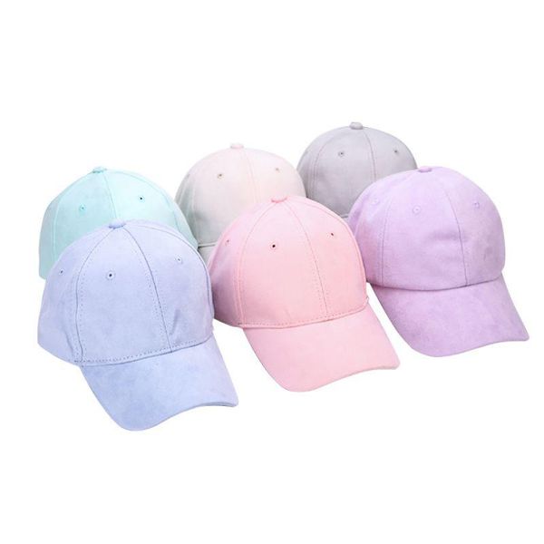 

outdoor sports sun hat men women adjustable solid color suede leather cap visor kg-25, Black;white