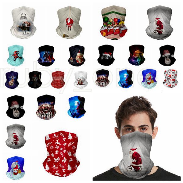 

outdoor scarf shield santa snowman xmas face sport cycling magic headscarf neck gaiter christmas dec