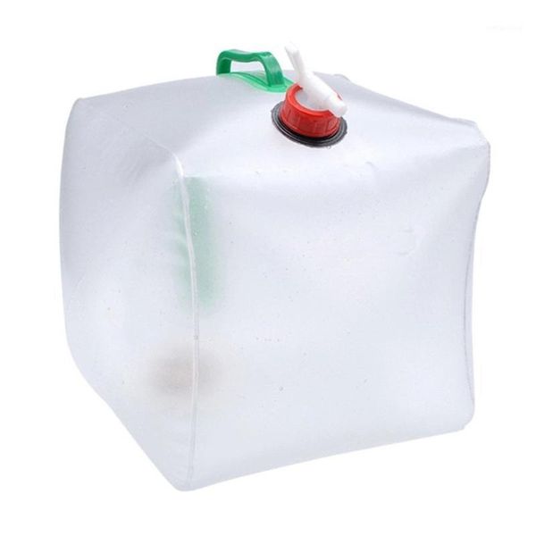 

outdoor bags 20l folding drinking water bag sports camping hiking travel storage container drink carrier holder1