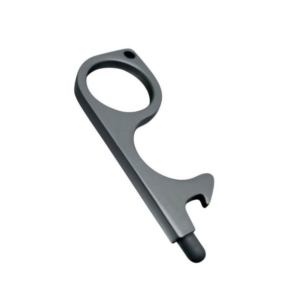 

портативный дверные ручки бесконтактный безопасность двери безопасность открывалка no touch латунный ключ открывалка комплекты безопасности