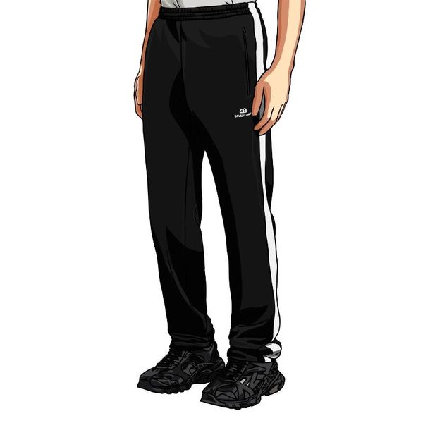 

smfk bg 20ss fw sports sweat pants d11, Black