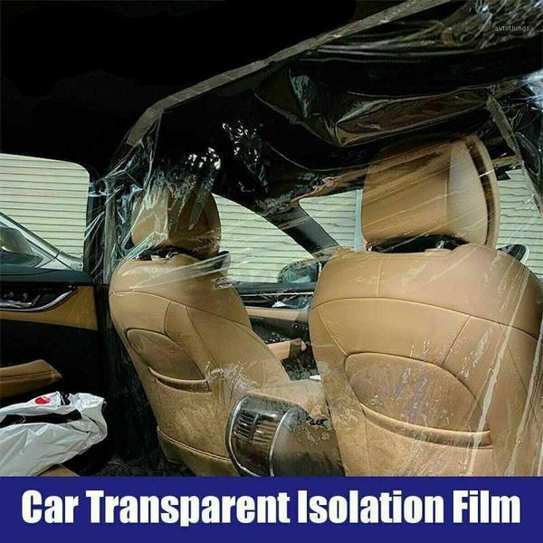 

1pcs car taxi isolation film curtain transparent antisaliva protective shield full surround protective cover automotive interior1