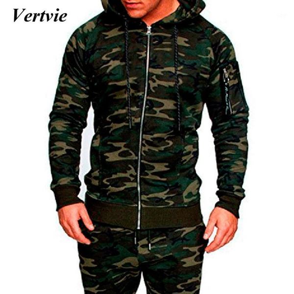 

vertvie 2018 brand new solid tracksuit men autumn winter workout tracksuit pants suit sets hoodies trousers outerwear1, Gray