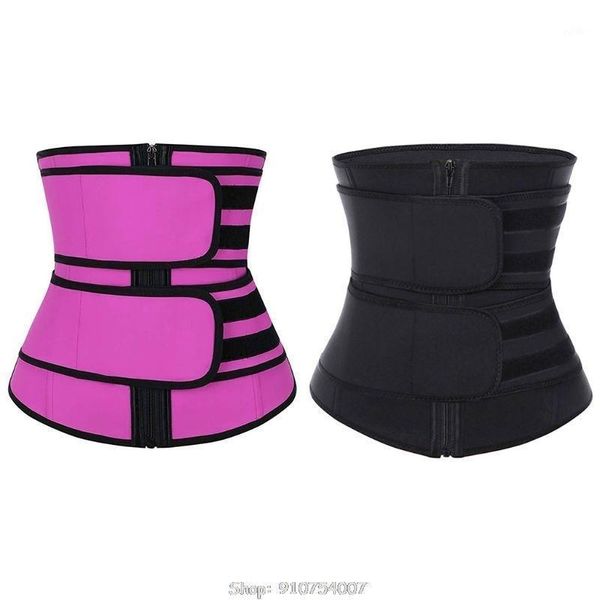 

waist support traine belt for women - cincher trimmer slimming body shaper sport girdle n06 20 dropship1, Black;gray