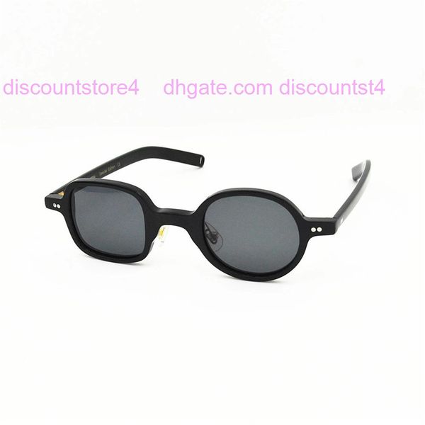 

james tart 204s sunglasses round for fashion pawpaw plate metal combination trend avant-garde style uv400 lens sunglasses, White;black