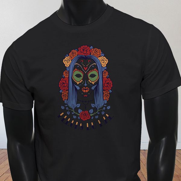 

new spring high elastic lust halloween skull roses women dead fear love fleurs du mal black summer sport hooded sweatshirt hoodie t shirt