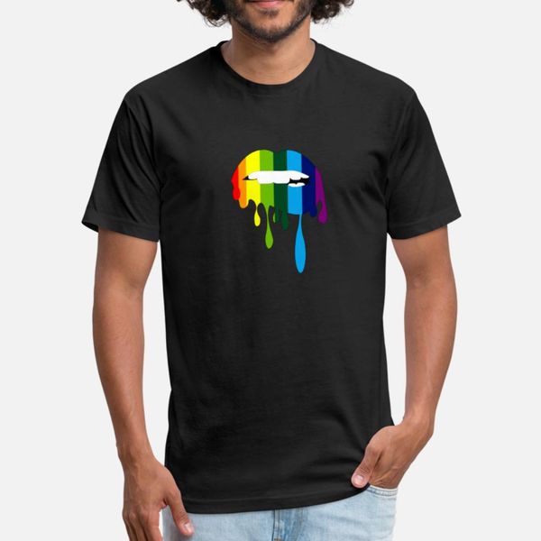 

rainbow kiss t shirt hip hop vintage slim fit tracksuit hoodie sweatshirt