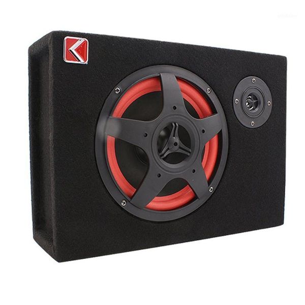 

35w under-seat car compact subwoofer amp bass speaker powerful audio with remote subwoofer control 6 inch us plug1