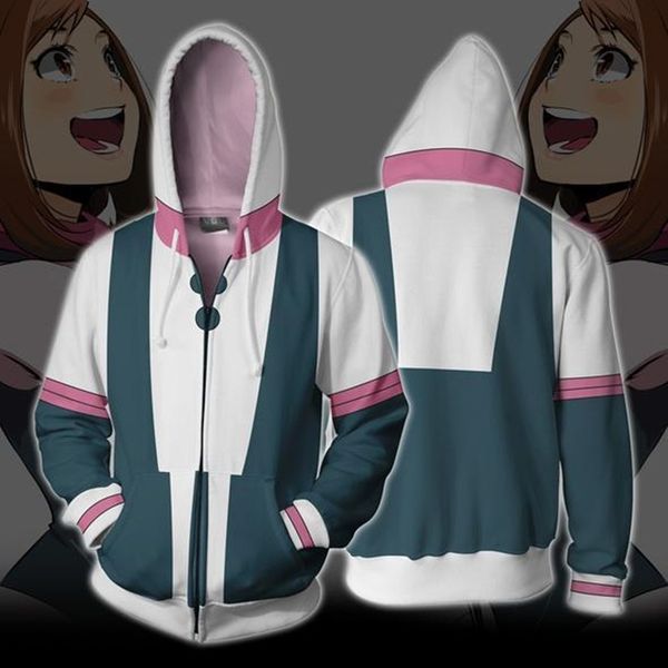 

8zezw my heroli digital yu tea 3d sweater digital ri peripheral hooded sweater cosplay animation printing o2rk4, Black