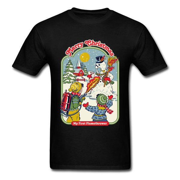 

men merry christmas my first flamethrower american horror story snowman demon death scary & tees hoodie designers t shirts sweatshirt