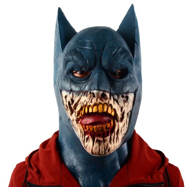 

costume accessories bruce wayne mask adults fancy dress superhero theme costume party movie cosplay latex zombie masks, Silver