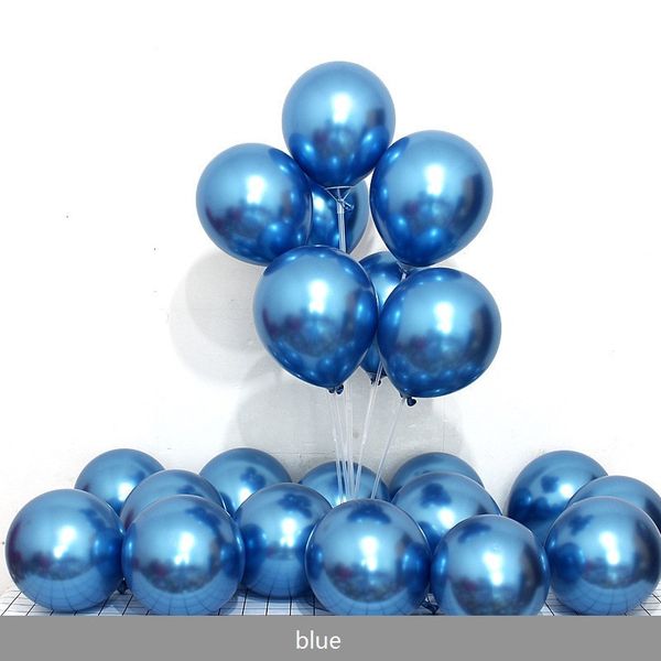 

round metal latex balloons gold silver blue purple 10 inch 1.8g wedding birthday festival party decorative ballons 50pcs 6 nc60d