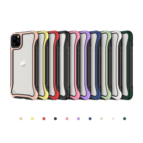 

new style blade applicable iphone11 mobile phone shell creative xsmax shatter-resistant xr transparent 7/8plus protective case i