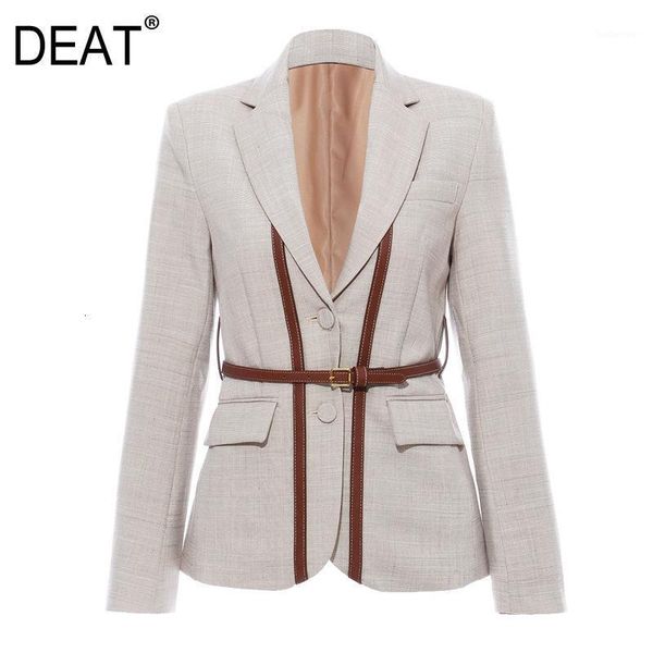 

deat 2020 new autumn and winter fashion women trendy clothes turn-down collar full sleeves blazer wj83404l1, White;black
