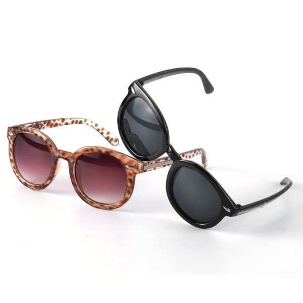 

children's boys and girls fashion sunglasses korean personality children anti ultraviolet baby glasses tide, White;black