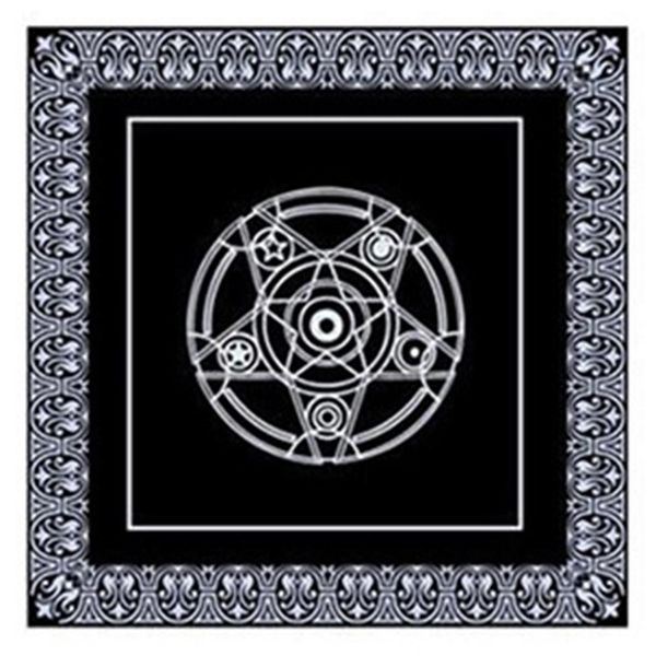 

4949cm tarot cards tablecloth entertainment tarot special tablecloth black velvet cloth divination tablecloth table games cloth bbycaf bwkf