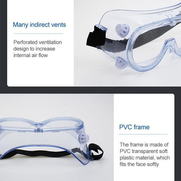 

goggles anti-spitting o splash-proof and impact-resistant breathable four-hole glasses pet antifogging