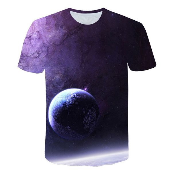 

new design men starry sky men 3d print shirts kawaii comics plus size men clothing