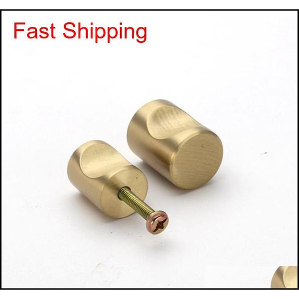

gold kitchen cabinet knobs solid brass modern furniture drawer handles pulls single hole dresser knobs cupboard doo qylupt yh_pack