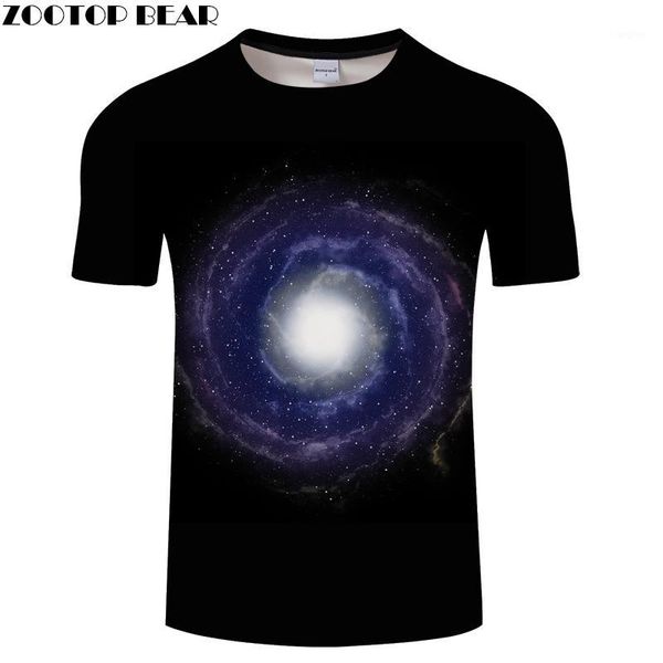 

galaxy nebula space 3d print t-shirt mens black t-shirts 2018 street style camisetass drop ship1, White;black