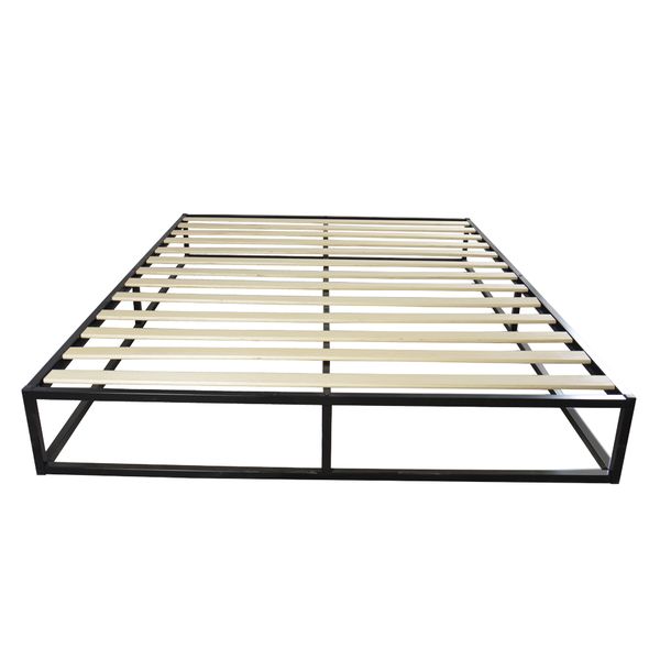 

whosale home furniture simple basic iron bed frame duable and safe platform bed