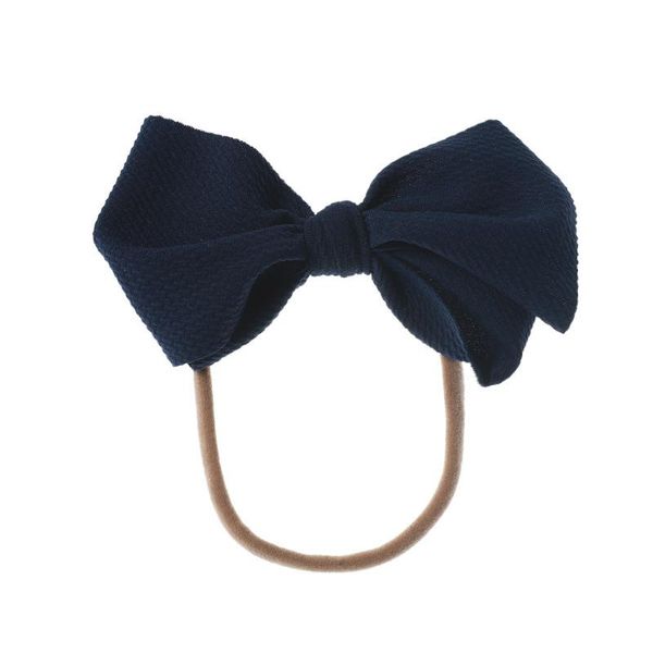 

2020 new baby headband ribbon diy toddler infant kids hair accessories baby girl newborn bows bowknot bandage turban tiara wmtawm, Slivery;white