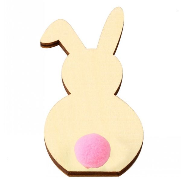 

uuwdsu factory price easter bunny ornaments rabbit room diy wooden decoration environmentally friendly and practical festive & 2 n