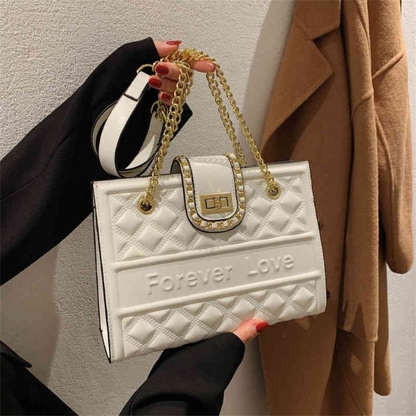 

designer sale bag female autumn new 2022 textured shoulder bag korean version high-capacity chain messenger tote big